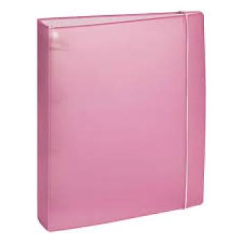 Fichario 4 Argolas Universitário Sweet Rosa - Kaz