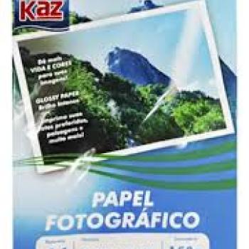 Papel Fotográfico A4  210x297 - 150g 50 Fls - Kaz