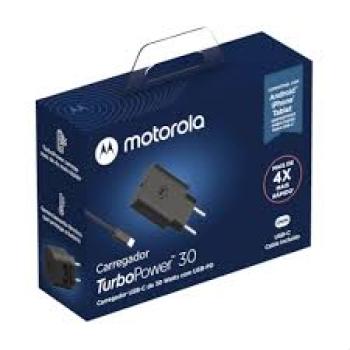Carregador Tipo C Motorola TurboPower 30+ Kit