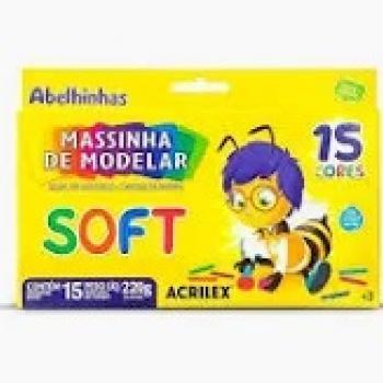 Massinha Soft 15 Cores Acrilex