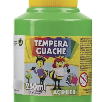 Tempera Guache 250Ml  Verde Folha - Acrilex