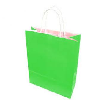 Sacola de Papel S01 - Zamberetti - 18x25x9,5 - Verde