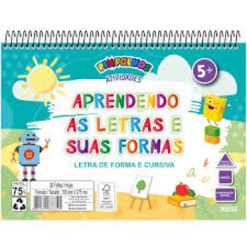 Caderno de Atividades- Aprendendo as Letras e Suas Formas - Animativa