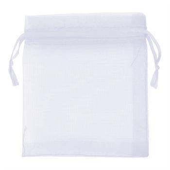 Saco de Organza 8X10 Branco PCT C/10 - Make+