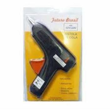 Pistola de Cola Quente Grande 40w com Refil Potencia 10-40W 127-220vMarca Futuro Brasil
