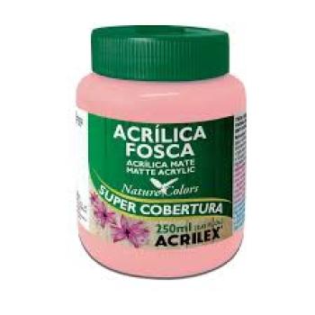 Tinta Acrílica Fosca Rosa 250ml - Acrilex
