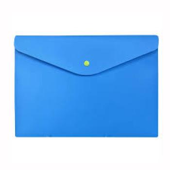 Envelope com Botão A4 Full Color Azul - Dello
