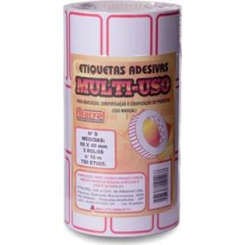 Etiqueta para preco 60x40mm com 250 Etiquetas - Fitacrel -  Valor por Unidade