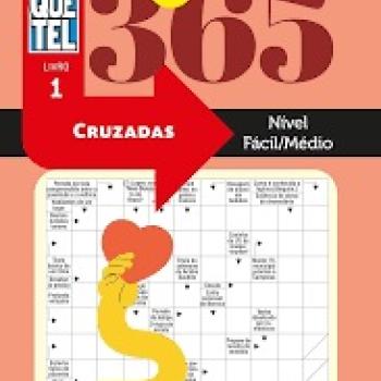 Livro Coquetel Mais de 365 Palavras Cruzadas Nivel Facil e Médio 1