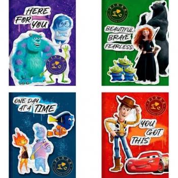 Caderno Brochura 1/1 CD AD 80fls - Pixar - Animativa