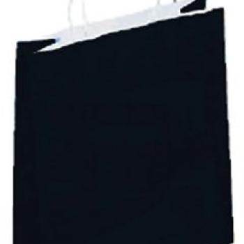 Sacola de Papel S01 - Zamberetti - 18x25x9,5 - Preta