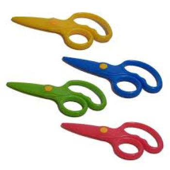 Tesoura de Plástico Infantil  12CM Win Papper