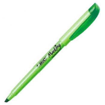 Caneta Marca Texto Bic Marking Verde Limão - Bic
