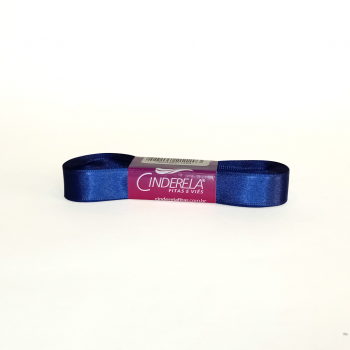 Fita de Cetim Tecida 10mx15mm Marinho - Cinderela*