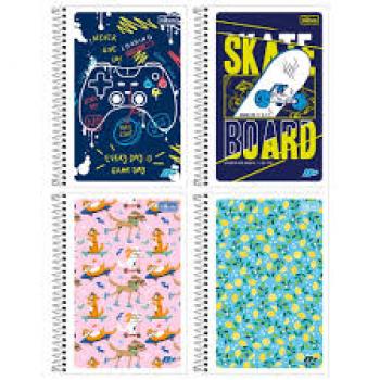 Caderno Espiral 1/4 Capa Dura D+ 96 fls. Masculino - Tilibra - Valor por Unidade