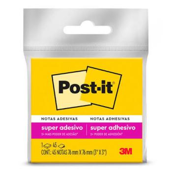 Post-It 76X76 Neon Amarelo 45FLS - 3M