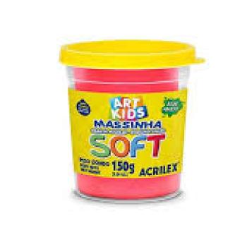 Massa de Modelar Soft 500G Vermelha Acrilex