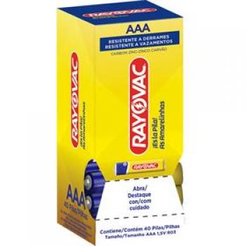Pilha de Zinco Aaa - Rayovac - Valor da Unidade*