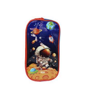 Estojo Escolar Masculino 21cm Astronauta  Kaz