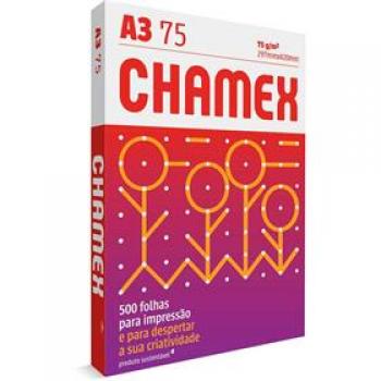 Papel Sulfite A3 Chamex 75 g com 500 fls. - Chamex