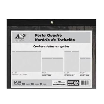 Quadro de Avisos com ilhós (Horário de Trabalho)