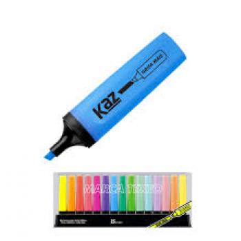 Pincel Marca Texto Cores  Kaz - Valor por Unidade