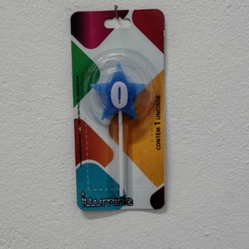 Vela Estrela Azul nr 0 Illumina