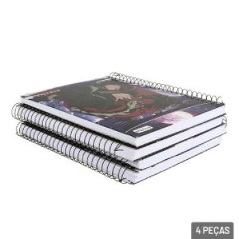 Caderno Espiral 160 Fls 10 Materias - Escriba - Valor por Unidade