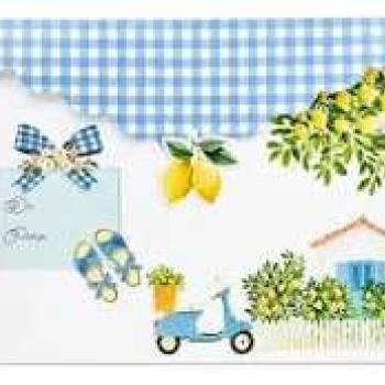 Kit Papeis de Carta com Envelopes La Palomita - La Dolce Vita