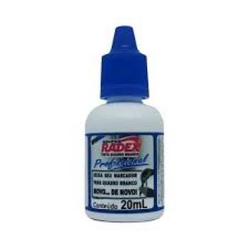 Tinta para Marcador de Quadro Branco Azul Reabastedor 20Ml - Radex*