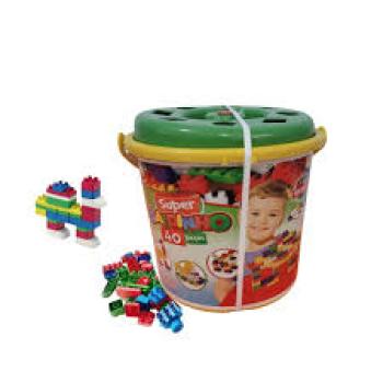 Super Baldinho de Montar com 40 Peças