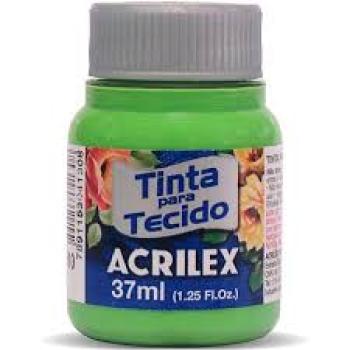 Tinta para Tecido Fosca  37 Ml Verde Folha - Acrilex