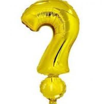 Balão de Ar Metalizado Dourado NR9  40 cm