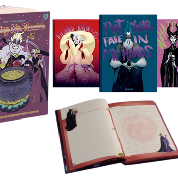 Caderno Colegial Costurado Vilões Disney 160 Folhas 10785 - Animativa - Valor Por Unidade