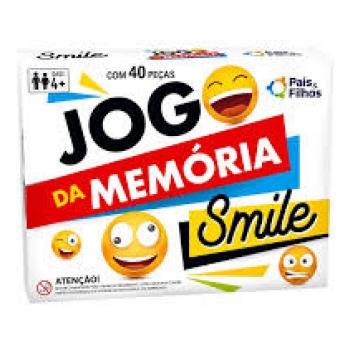 Jogo Da Memória Smile 40 Peças - Pais e Filho