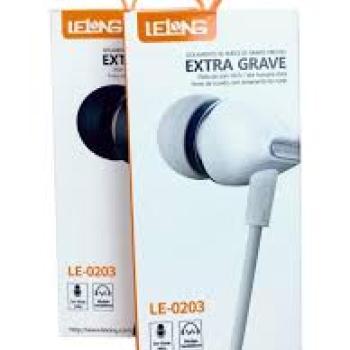 Fone de Ouvido Lelong LE 0203