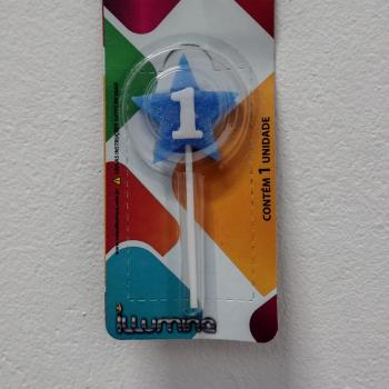 Vela Estrela Azul nr 01 Illumina