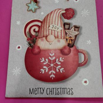 Sacola de paprel 23,5X19CM Aventuras de Natal Sortida-