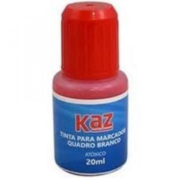 Tinta para Marcador de Quadro Branco Reabastedor Vermelha 20Ml - Kaz*