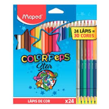 Lápis de Cor Color'Peps Star 30 Cores - Maped Lápis de Cor Colorpeps Star 30 Cores - Maped