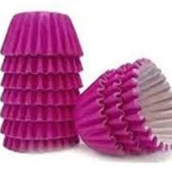 Embalagem para Doces nr1 Forminha Rosa Pacote com 100 Unidades - Prafesta