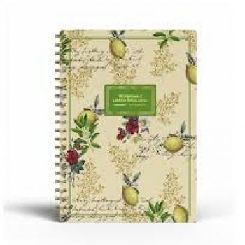 Caderno Universitário Flexível Perfumado Verbena e Limão Siciliano 80 Folhas Dani Fernandes - Animativa