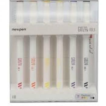 Pincel Marcador Artistico Ginza Pro Fine 4 NewPen Valor por Unidade