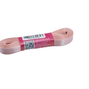 Fita de Cetim Tecido 10mx07mm 146 nude- Cinderela*