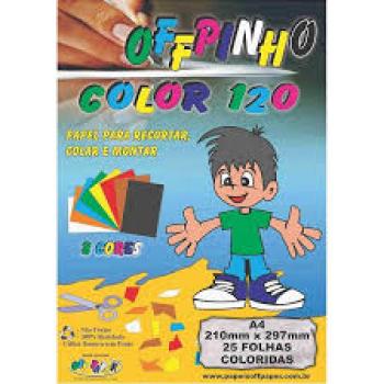 Bloco para Educação Artistica Offpinho Color A4 120 25fls Off Paper