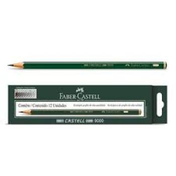 Lapis Preto Técnico 9000 2H Faber Castel - Avulso