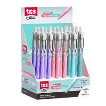 Caneta Gel Signature Ponta Fina 0,5mm Tris Holic