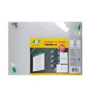 Quadro de Aviso A4 Horizontal 300mmx121mmx5mm - Acp