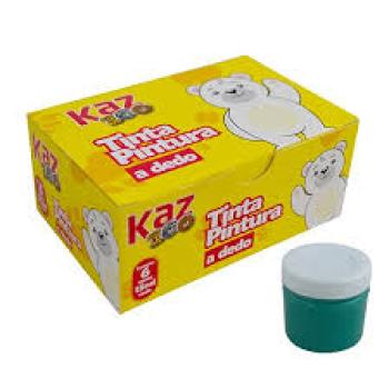 Pintura a Dedos 6 Cores com 15ml Cada