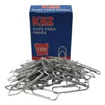 Clips para Papel Kaz Nr 4/0 - com 100 Unidades
